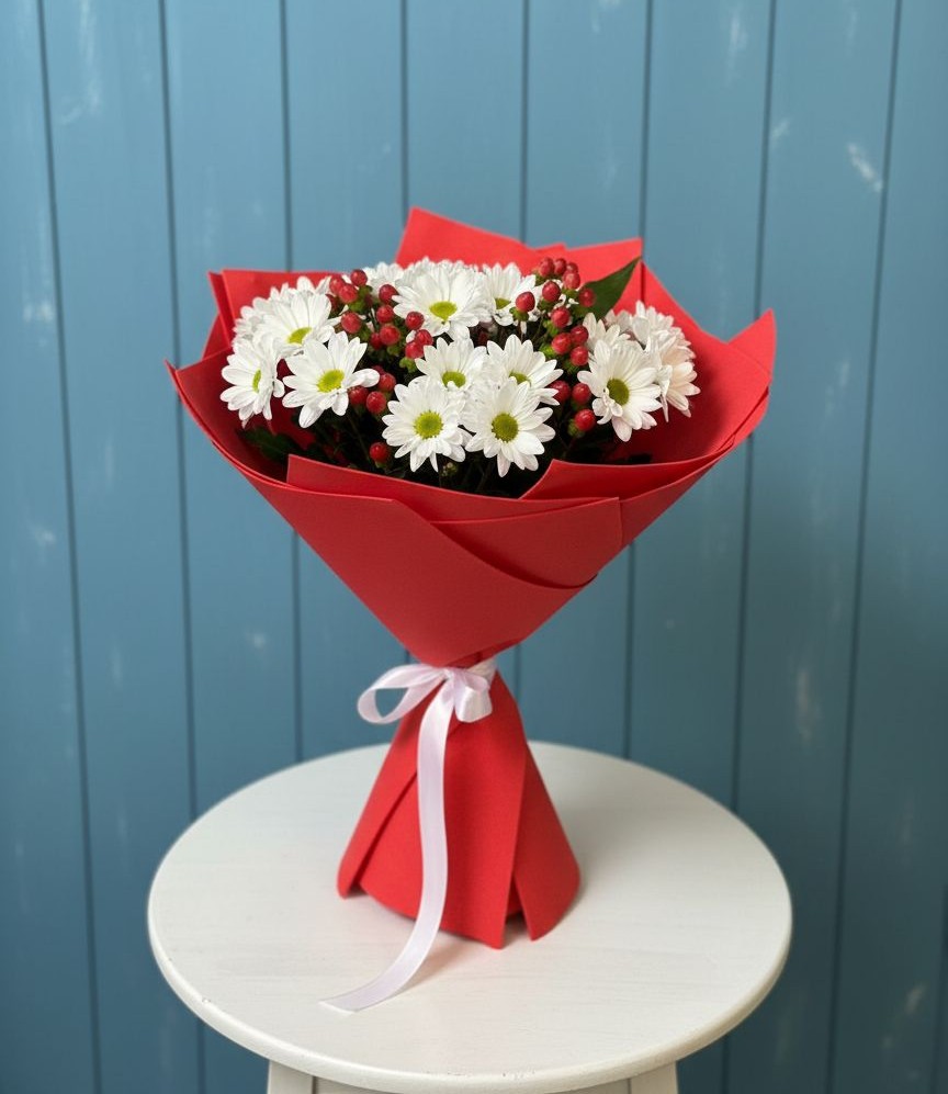 Букет цветов из: Хризантемы в Бачи-Юрте