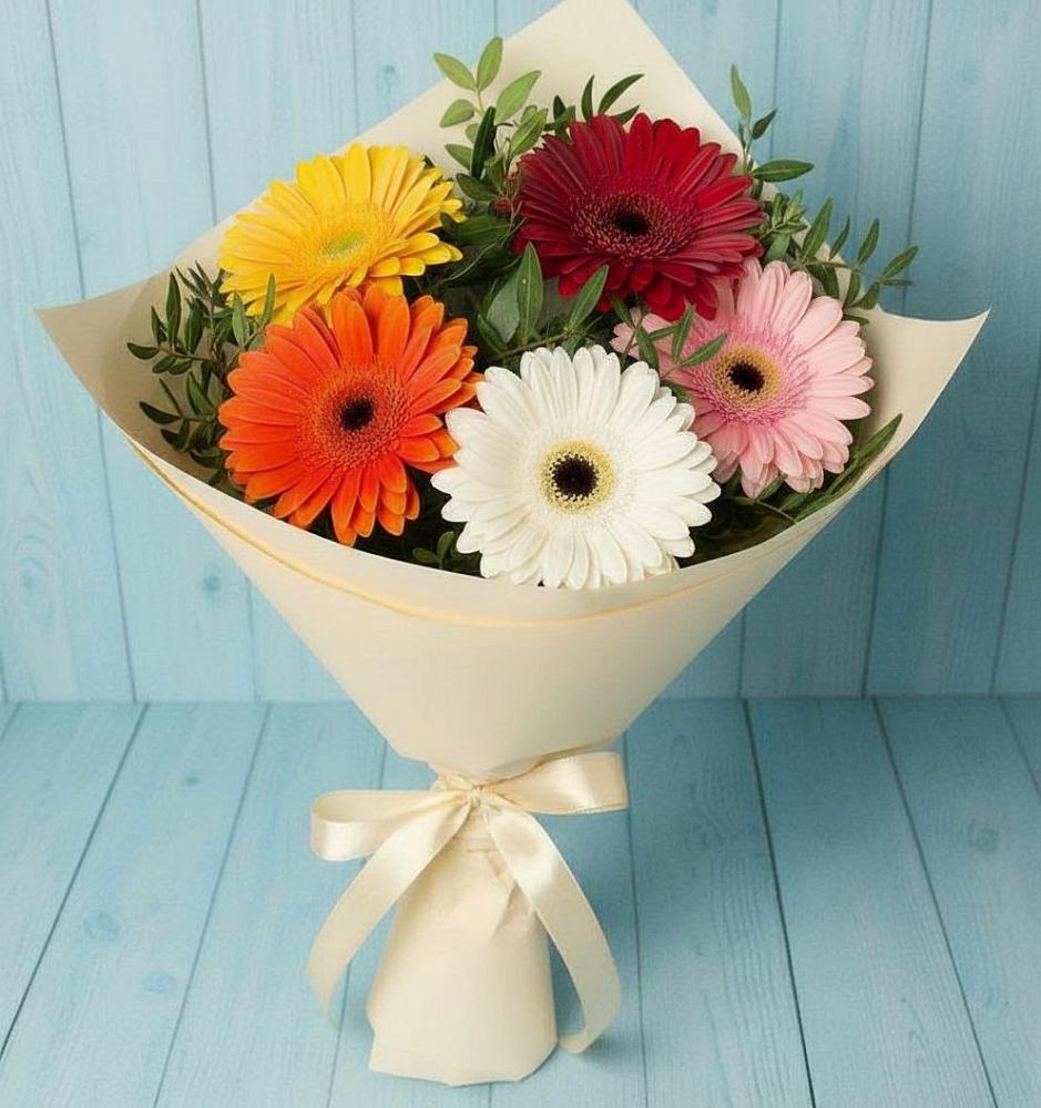 Букет цветов из: Герберы в Бачи-Юрте