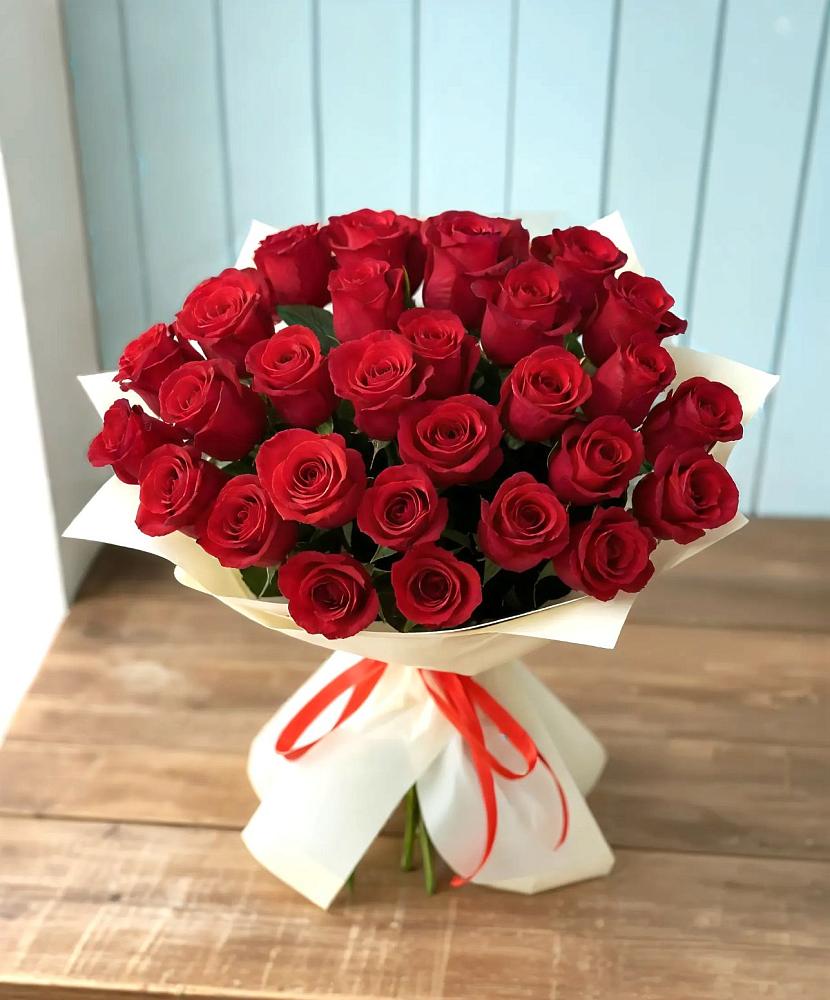 Букет 29 Красных роз в Бачи-Юрте