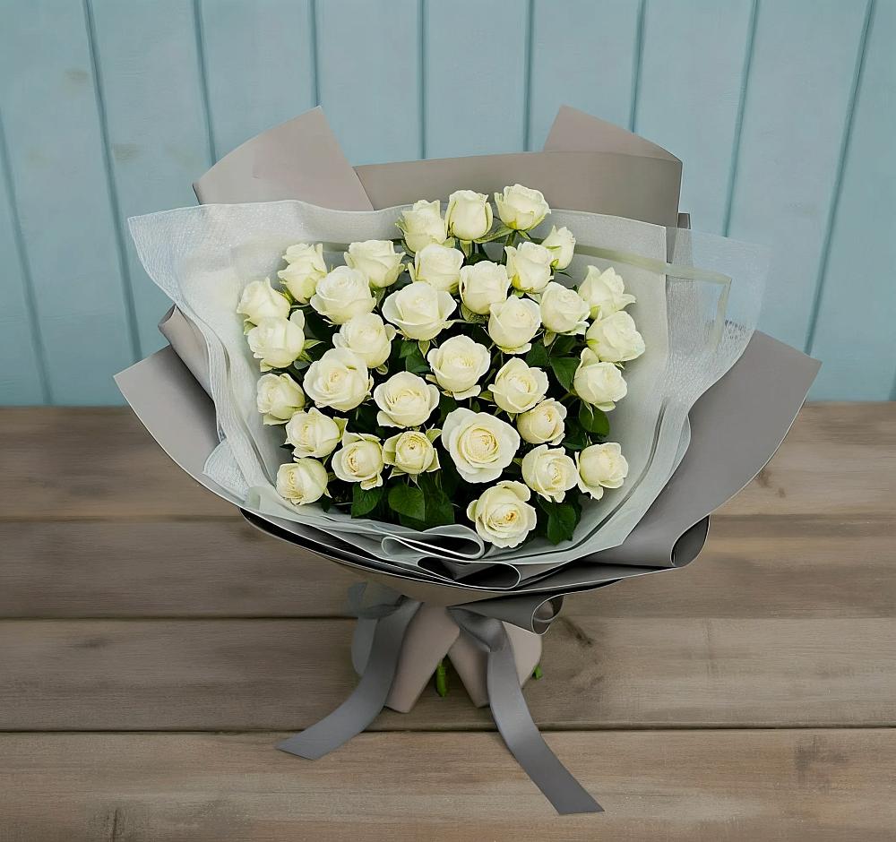 Букет Белоснежная нежность в Бачи-Юрте