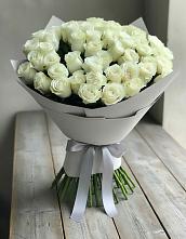 Букет 35 Белых роз в Бачи-Юрте