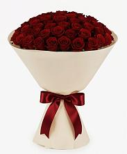 Букет 101 Бордовая роза Блэк Бакарра в Бачи-Юрте