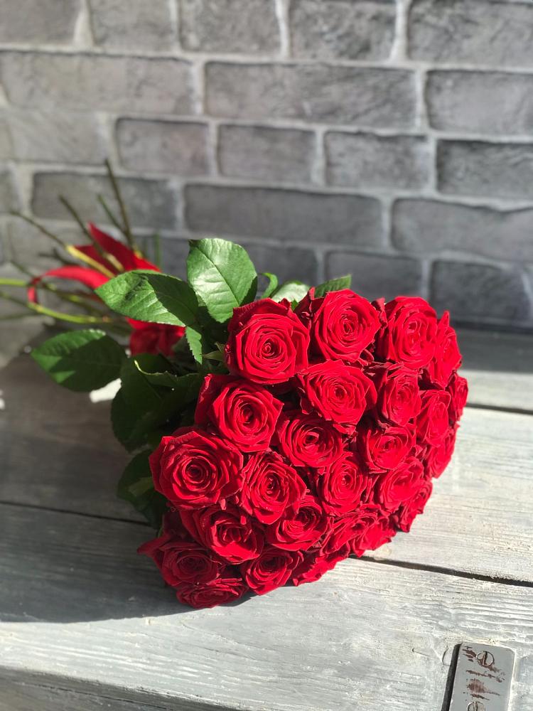 Букет Красные розы Фридом в Бачи-Юрте