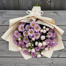 Букет цветов из:  Розы и Хризантемы #REPLACE_PRED# Бачи-Юрте