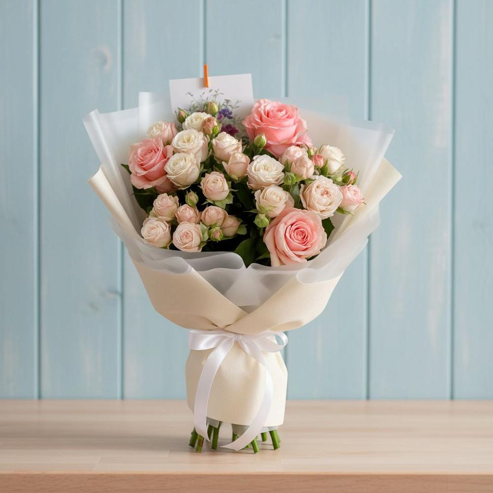 Букет цветов из: Розы в Бачи-Юрте