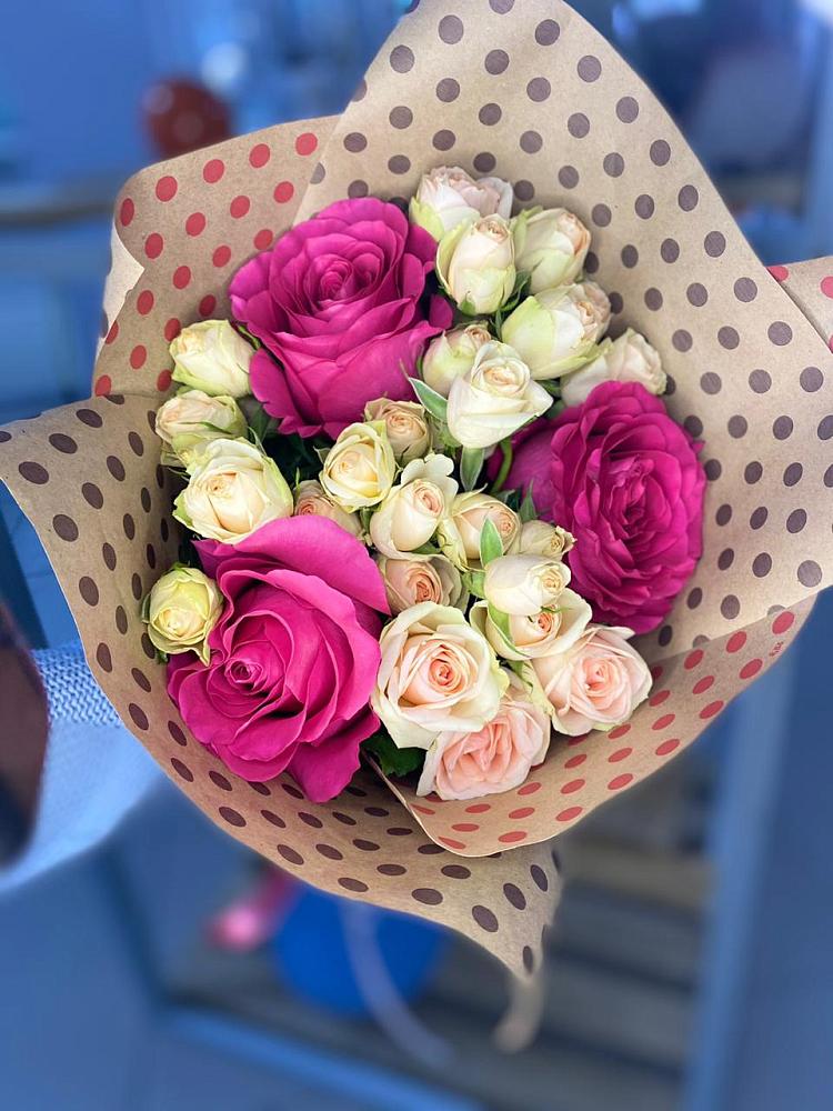 Букет цветов из: Розы в Бачи-Юрте