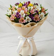 Букет цветов из:  Альстромерии в Бачи-Юрте