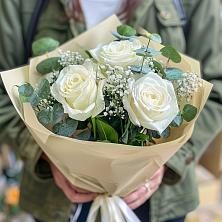 Букет Нежные грёзы в Бачи-Юрте Букет цветов из: Розы в Бачи-Юрте