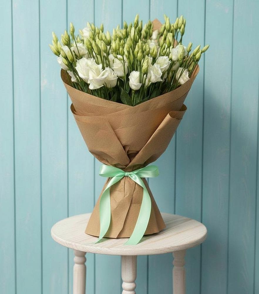 Букет цветов из: Лизиантусы в Бачи-Юрте