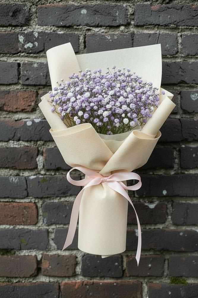 Букет цветов из: Гипсофила в Бачи-Юрте