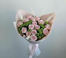 Букет цветов из:  Розы и Хризантемы #REPLACE_PRED# Бачи-Юрте