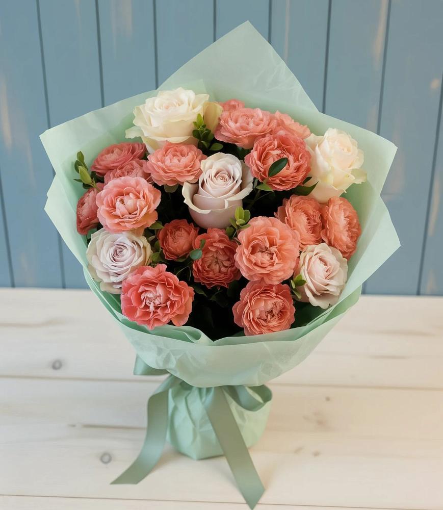 Букет цветов из: Розы в Бачи-Юрте