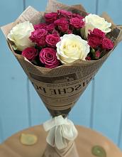 Букет цветов из:  Розы в Бачи-Юрте